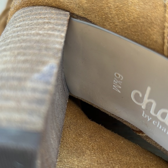 Charles David cognac suede booties 6.5 - Picture 7 of 9